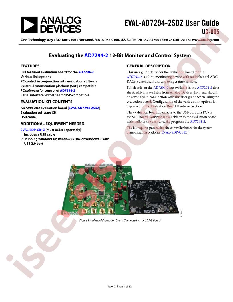 EVAL-AD7294-2SDZ Guide