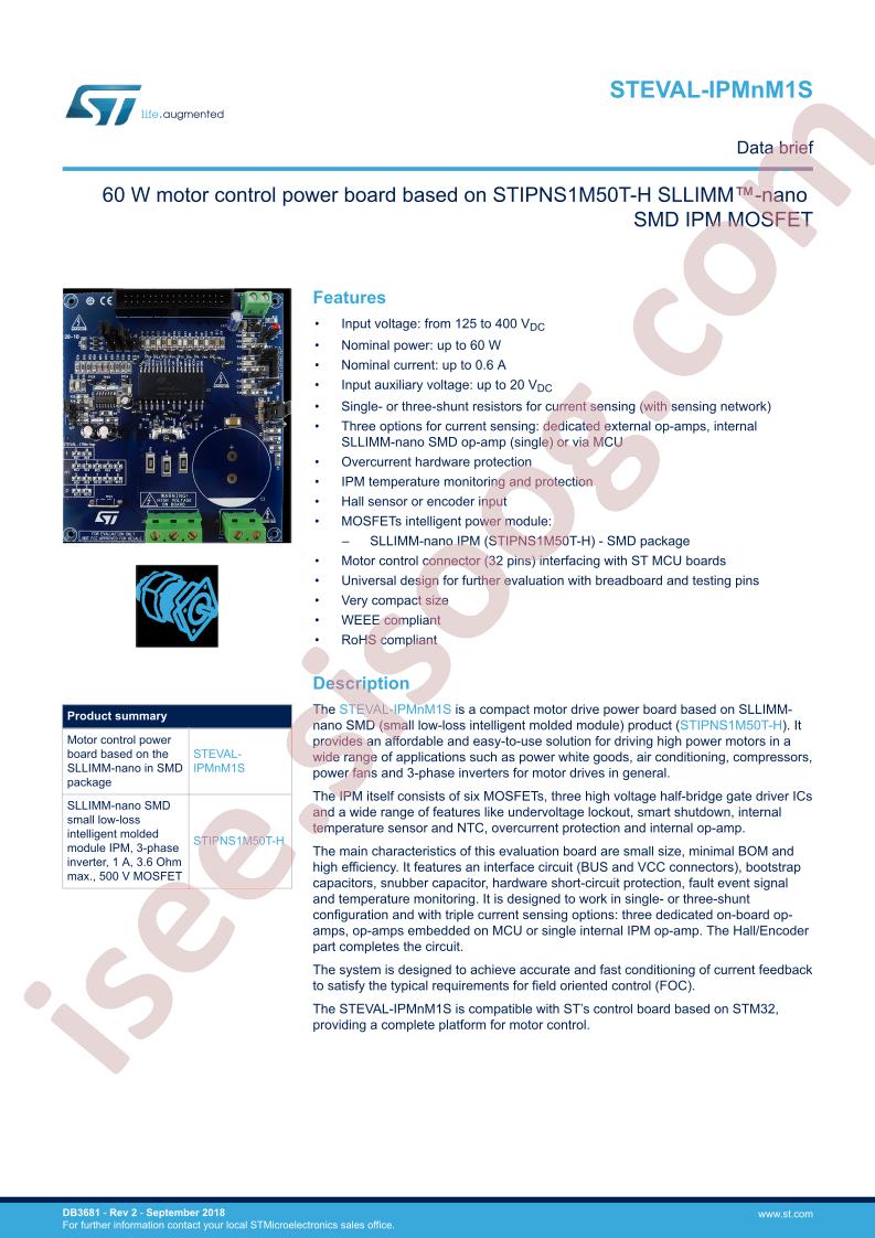 STEVAL-IPMNM1S Data Brief