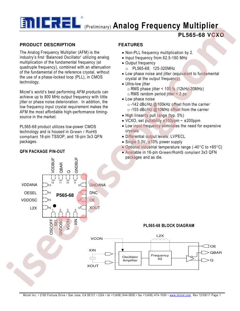 PL565-68 VCX0 Preliminary~