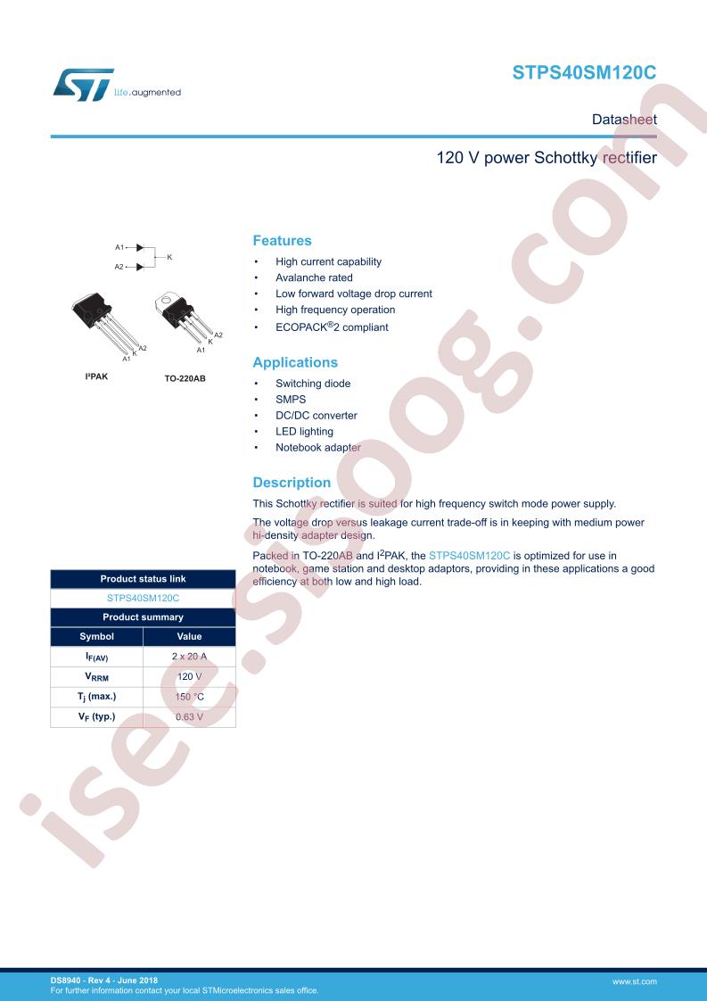 STPS40SM120C