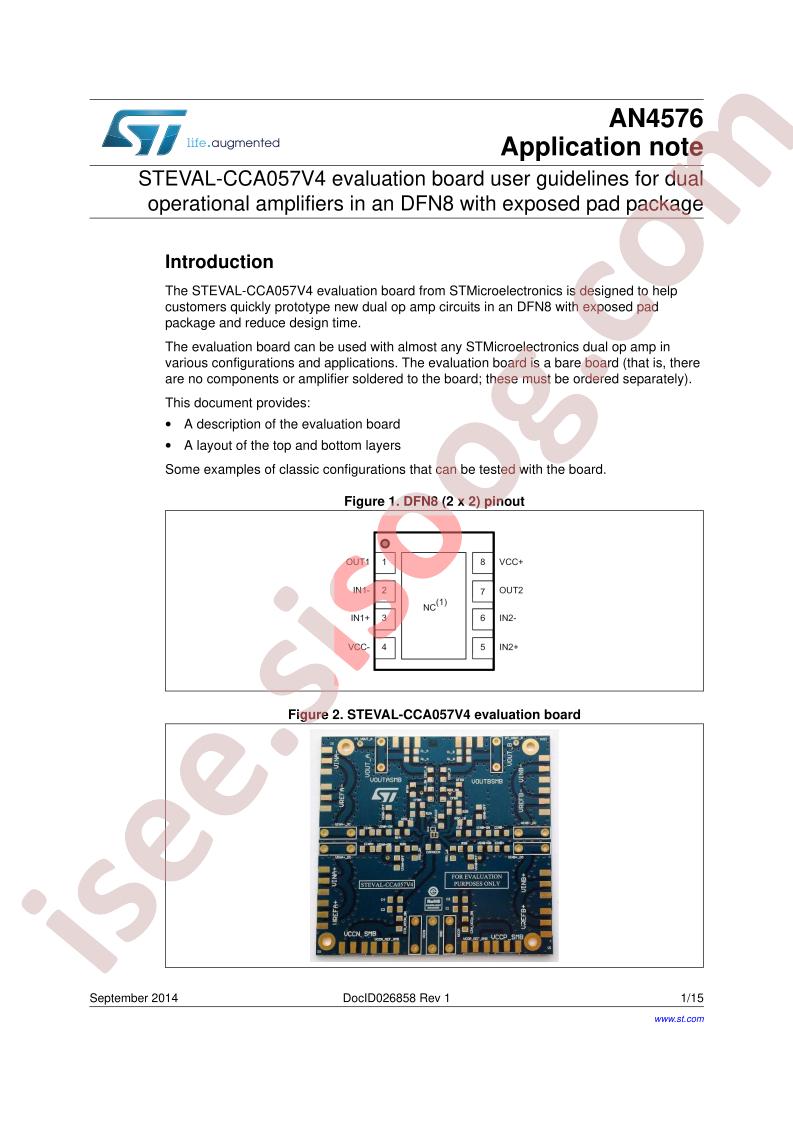 STEVAL-CCA057V4 User Guide