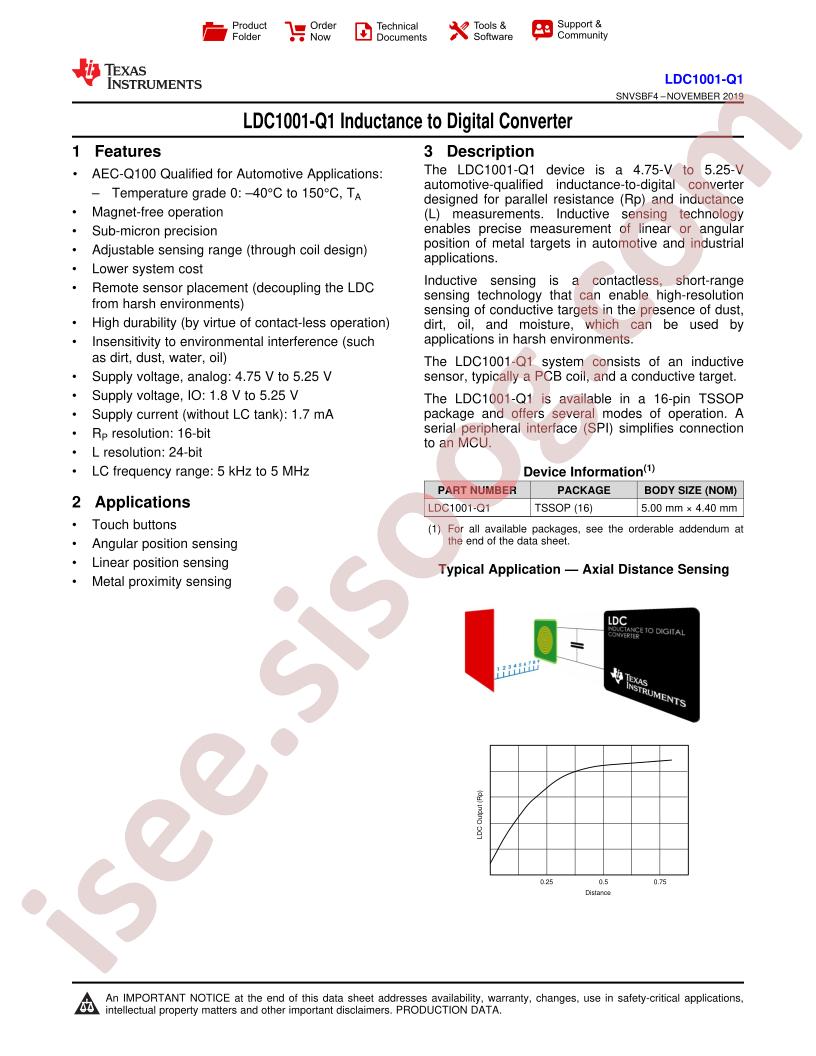 LDC1001-Q1