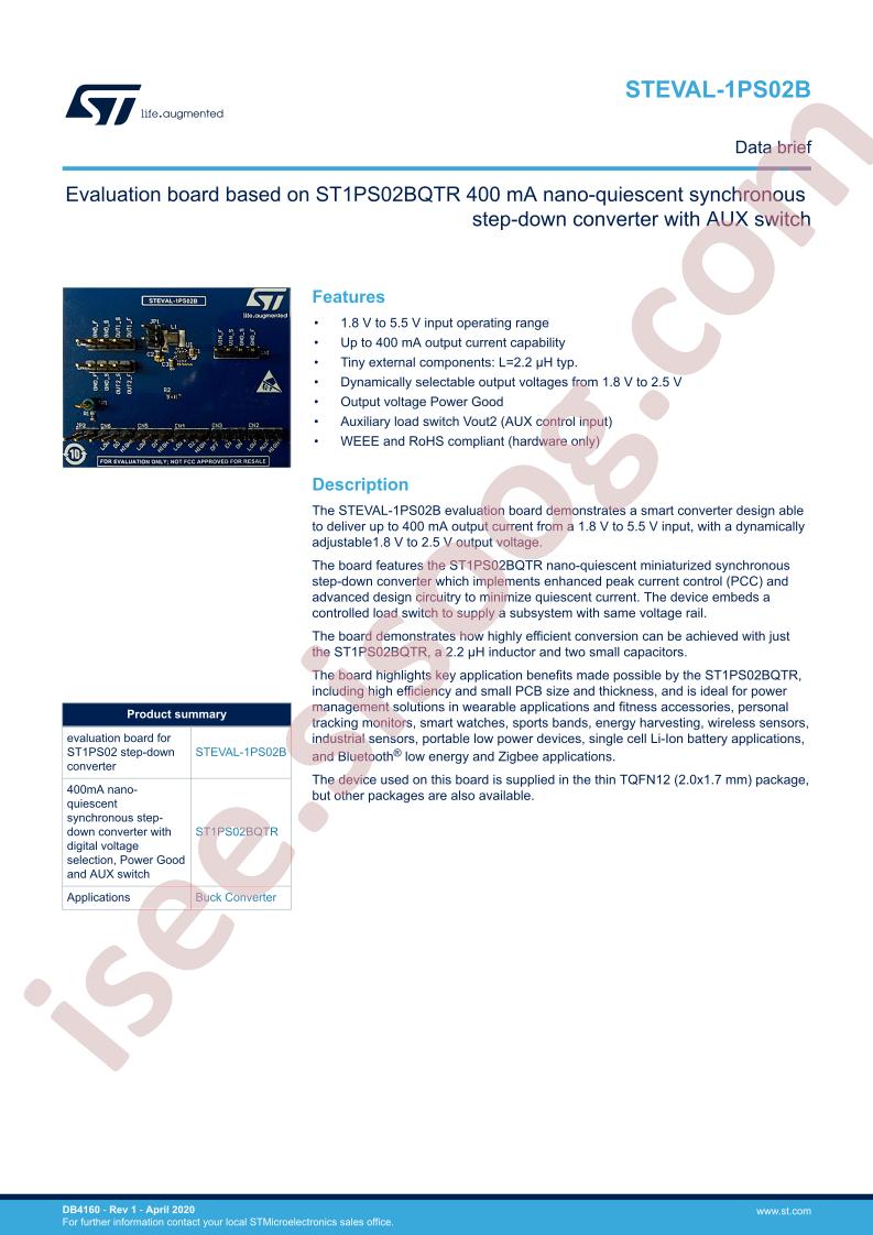 STEVAL-1PS02B Data Brief