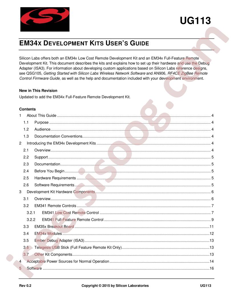 EM34x Dev Kit User Guide