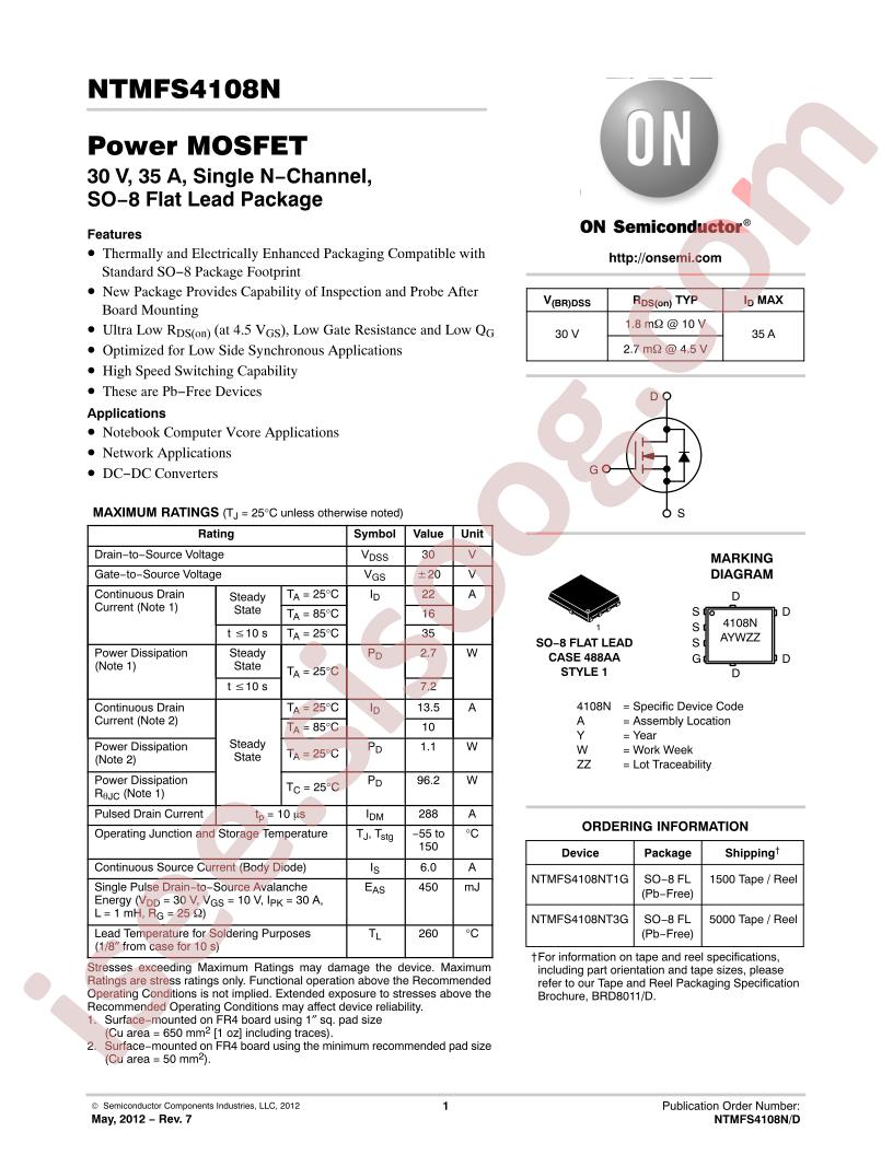 NTMFS4108N