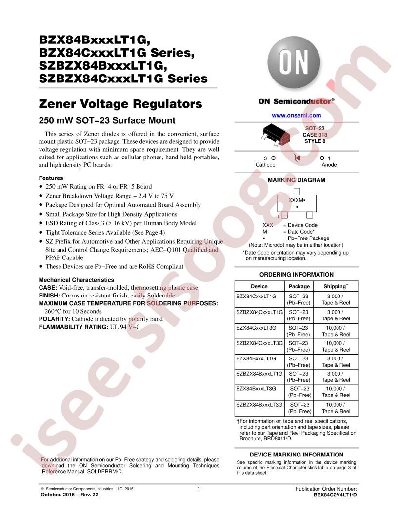 BZX84B/C_SZBZX84B/CyyyLT1G Series