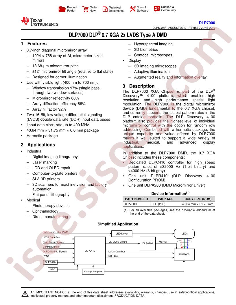 DLP7000 Datasheet