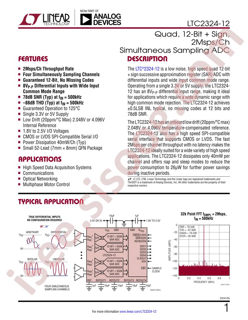 LTC2324-12 Datasheet