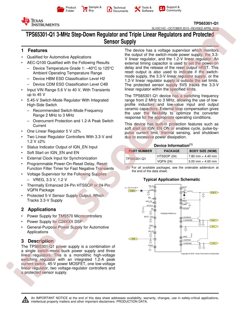 TPS65301-Q1