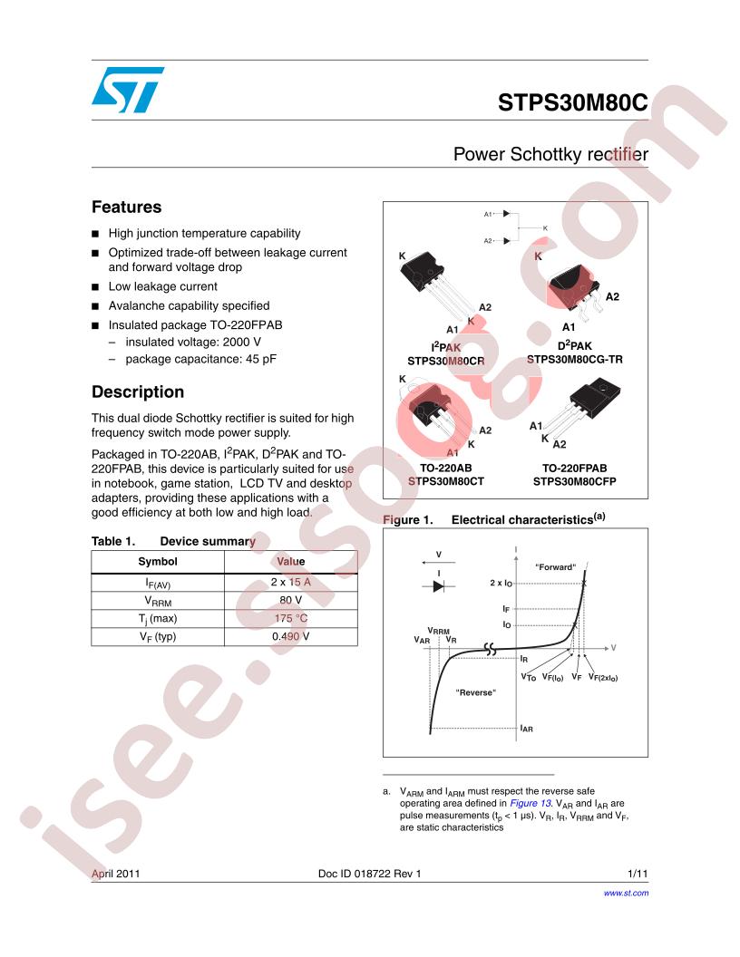 STPS30M80C