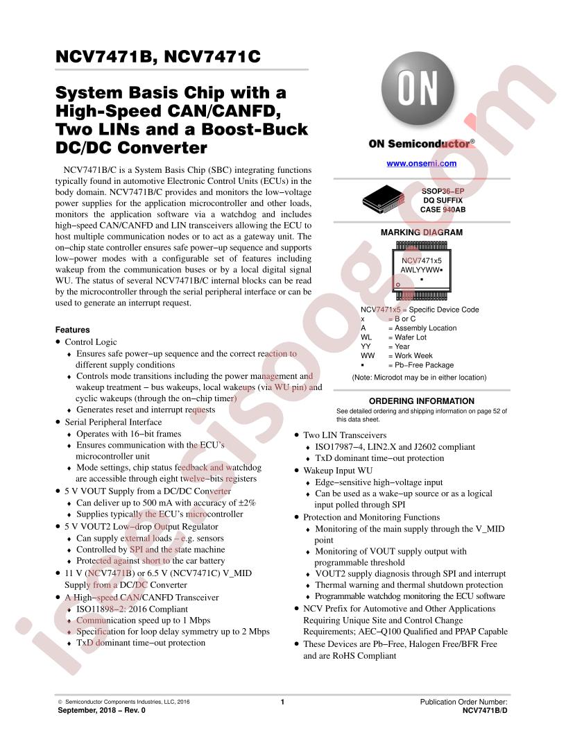 NCV7471B,C