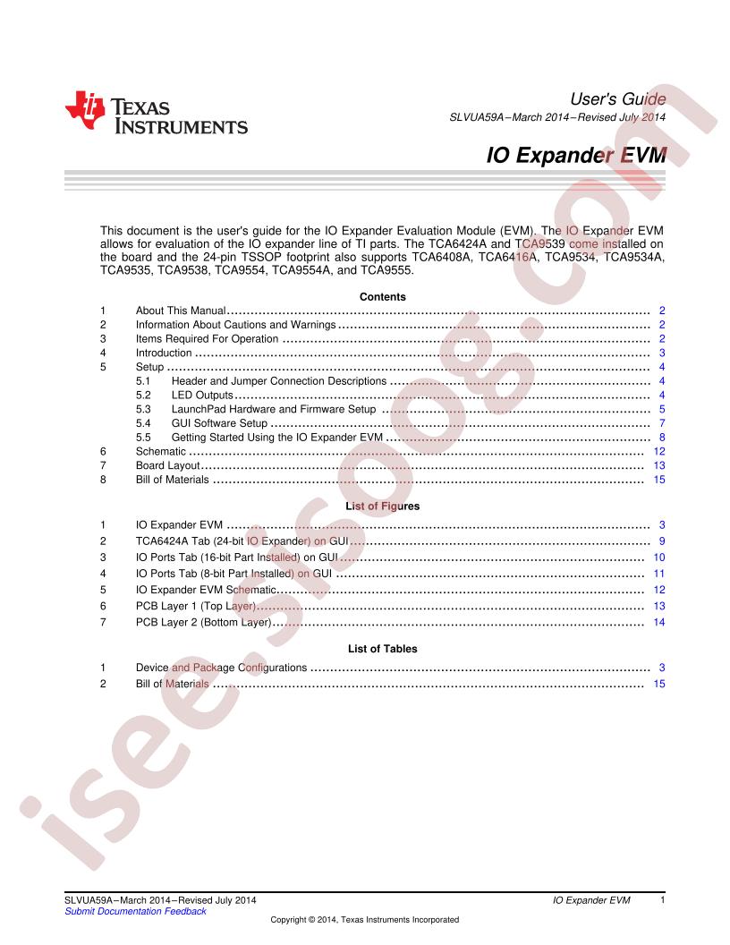 IO-EXPANDER-EVM User Guide