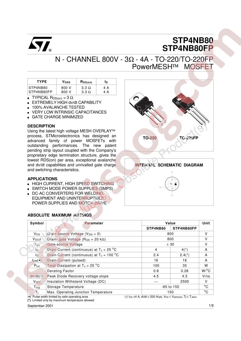 STP4NB80(FP)