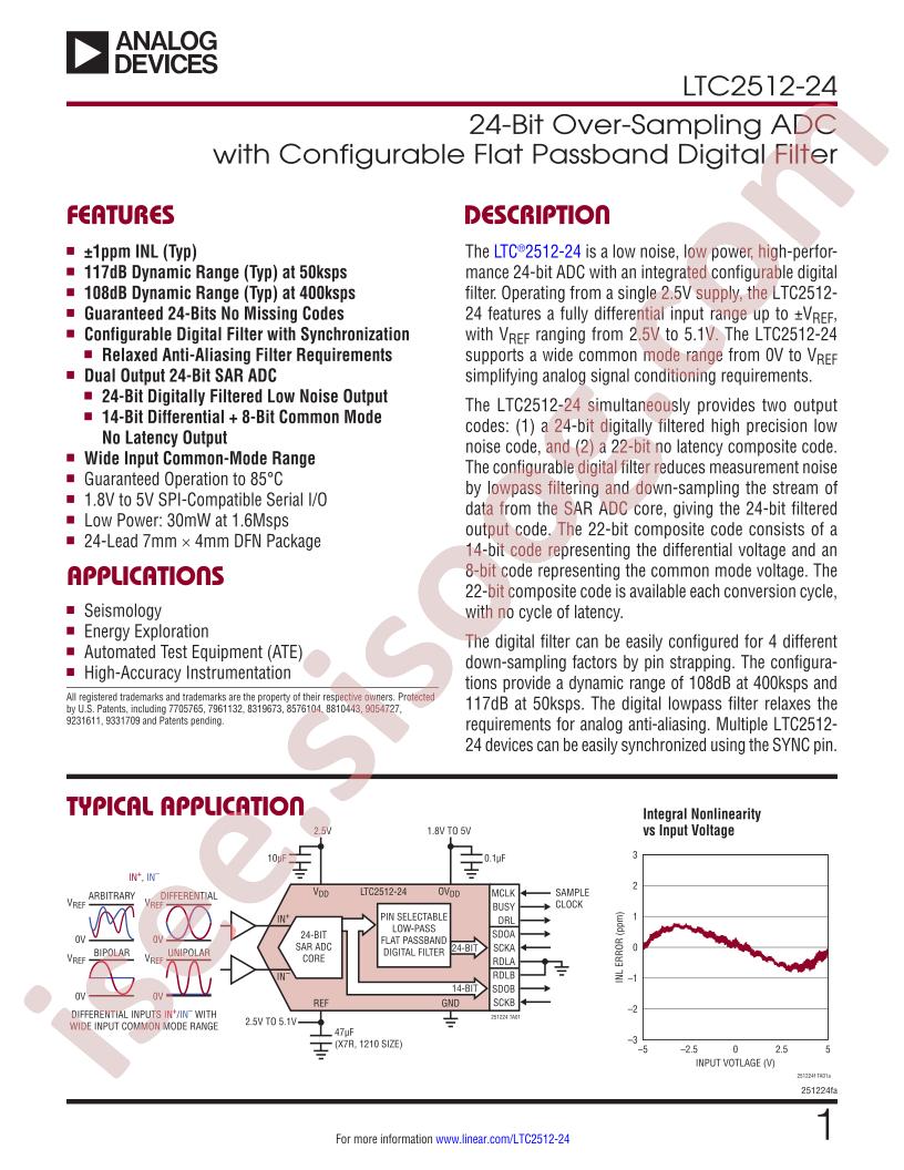 LTC2512-24 Datasheet