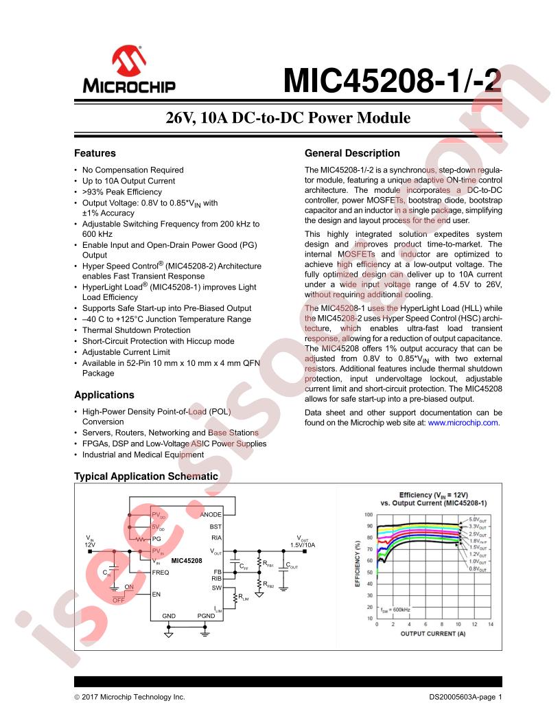 MIC45208-1,2 Datasheet