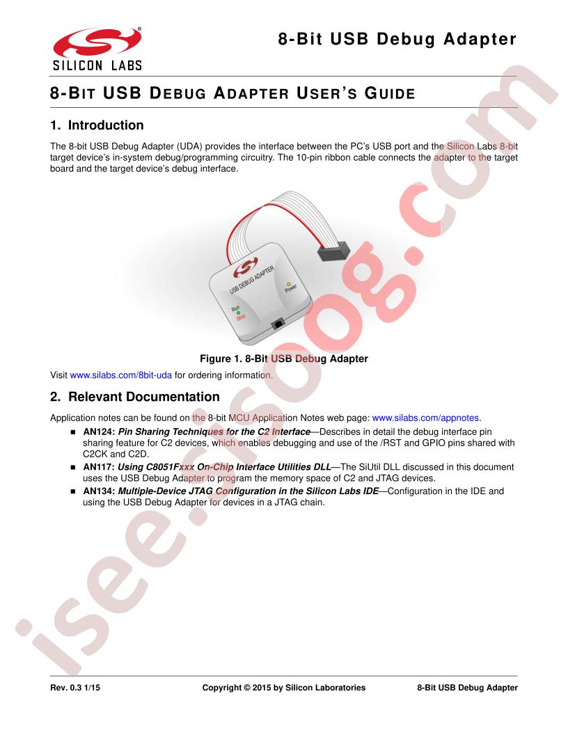 USB Debug Adapter Guide