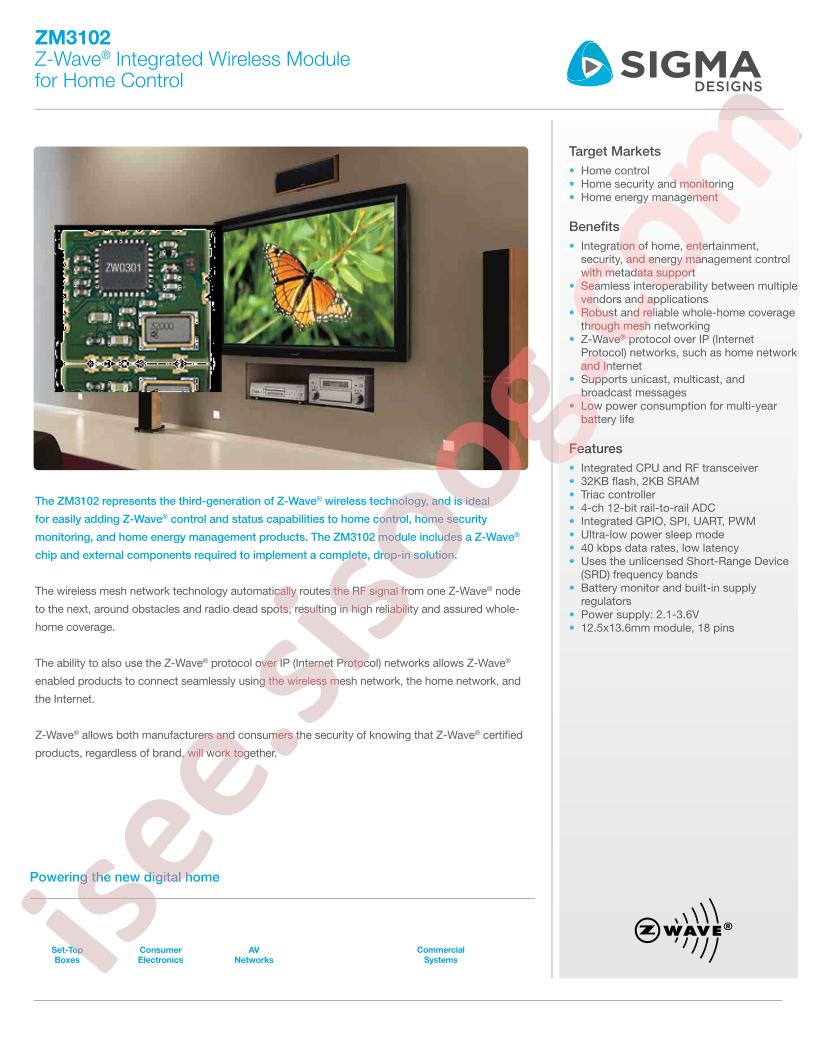 ZM3102 Flyer