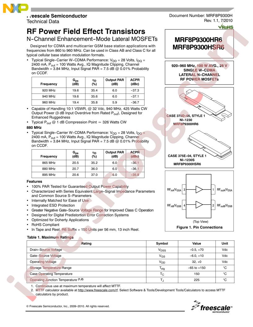 MRF8P9300H(S)R6