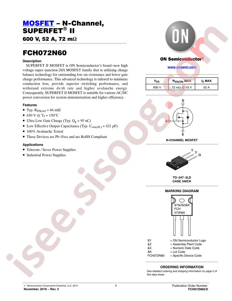 FCH072N60