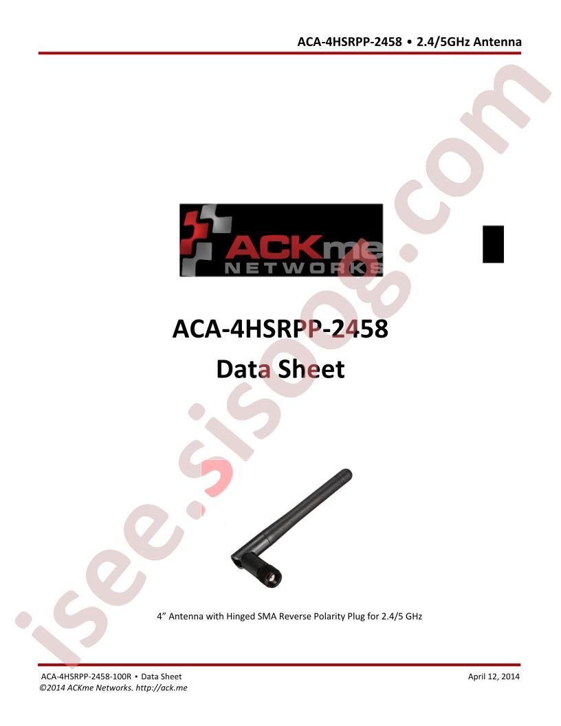 ACA-4HSRPP-2458