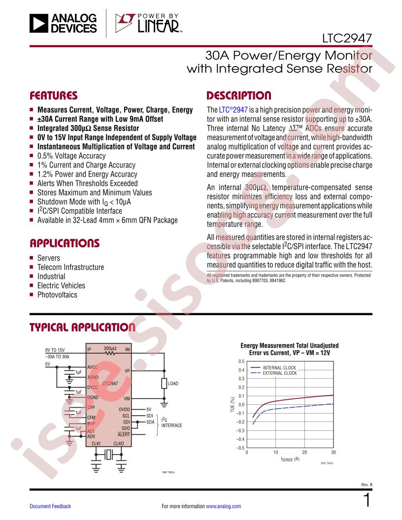 LTC2947 Datasheet