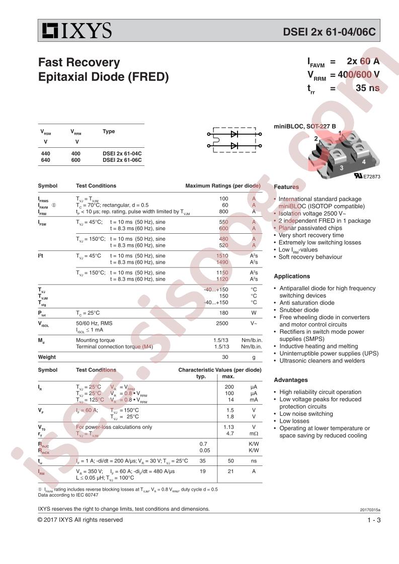 DSEI2X61-04C,06C