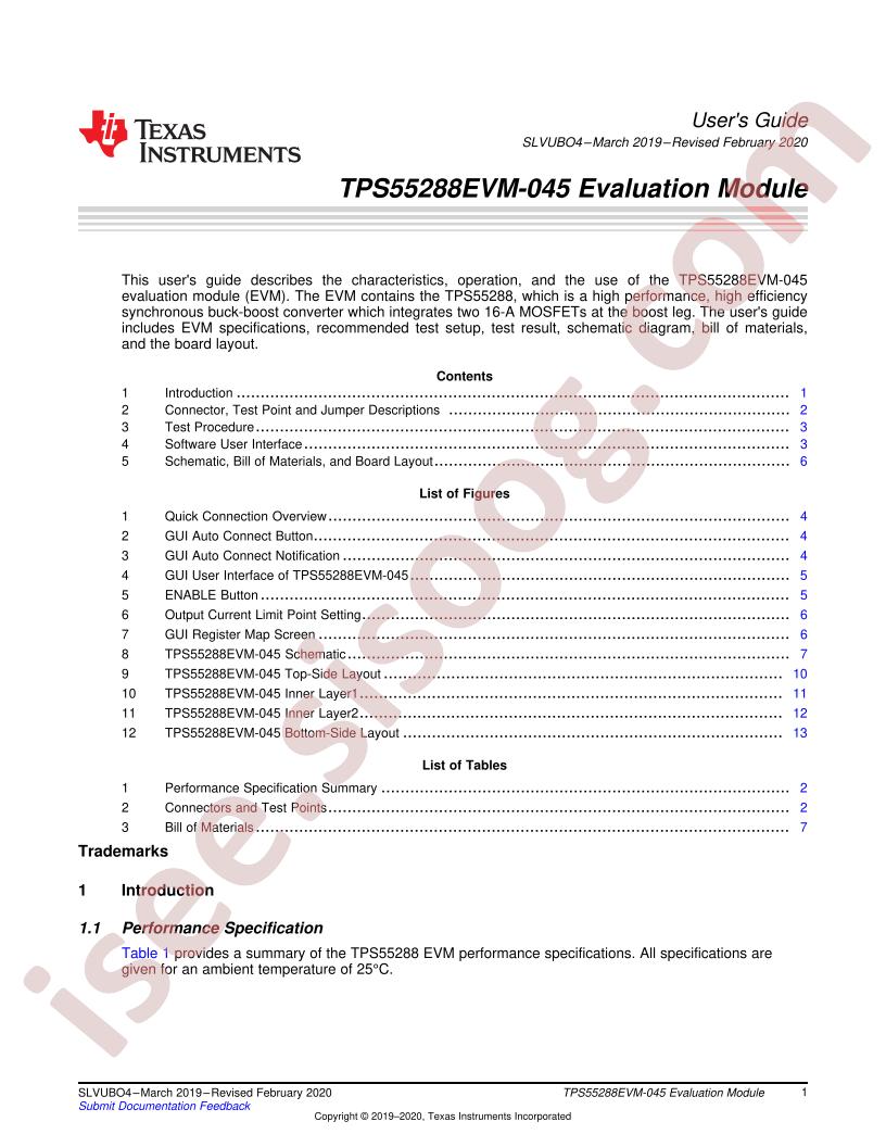 TPS55288EVM-045 User Guide