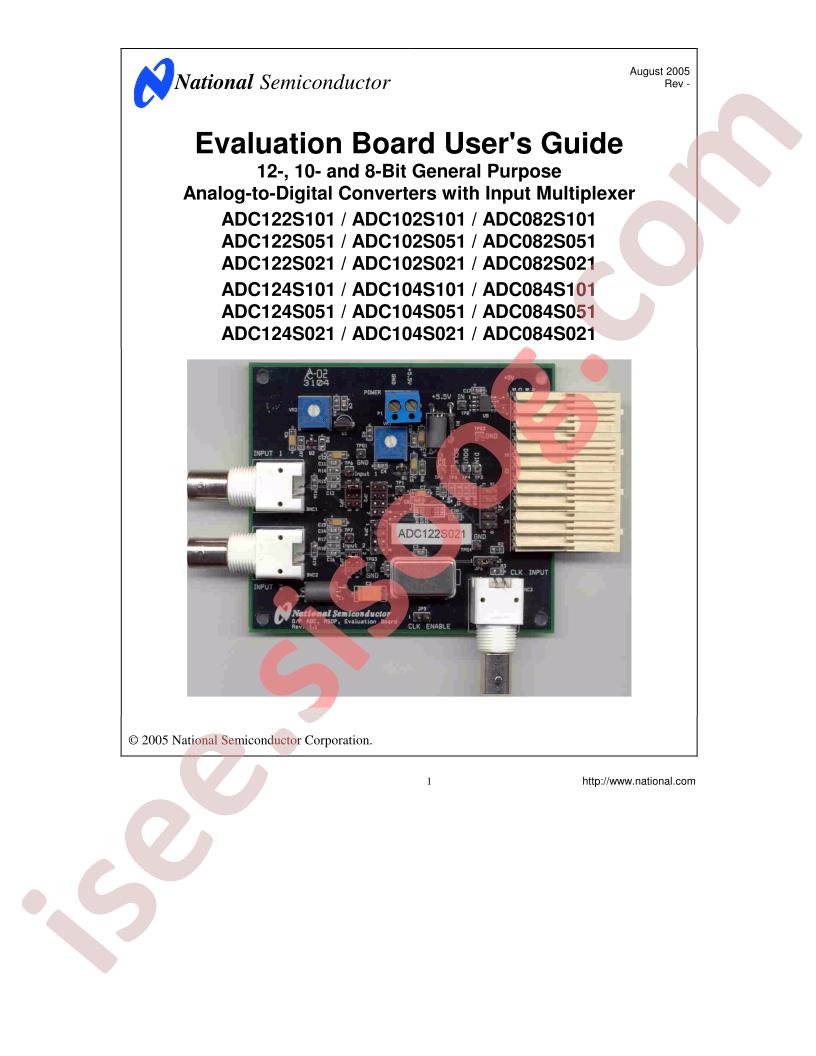 ADC1xxSxx1EVAL User Manual