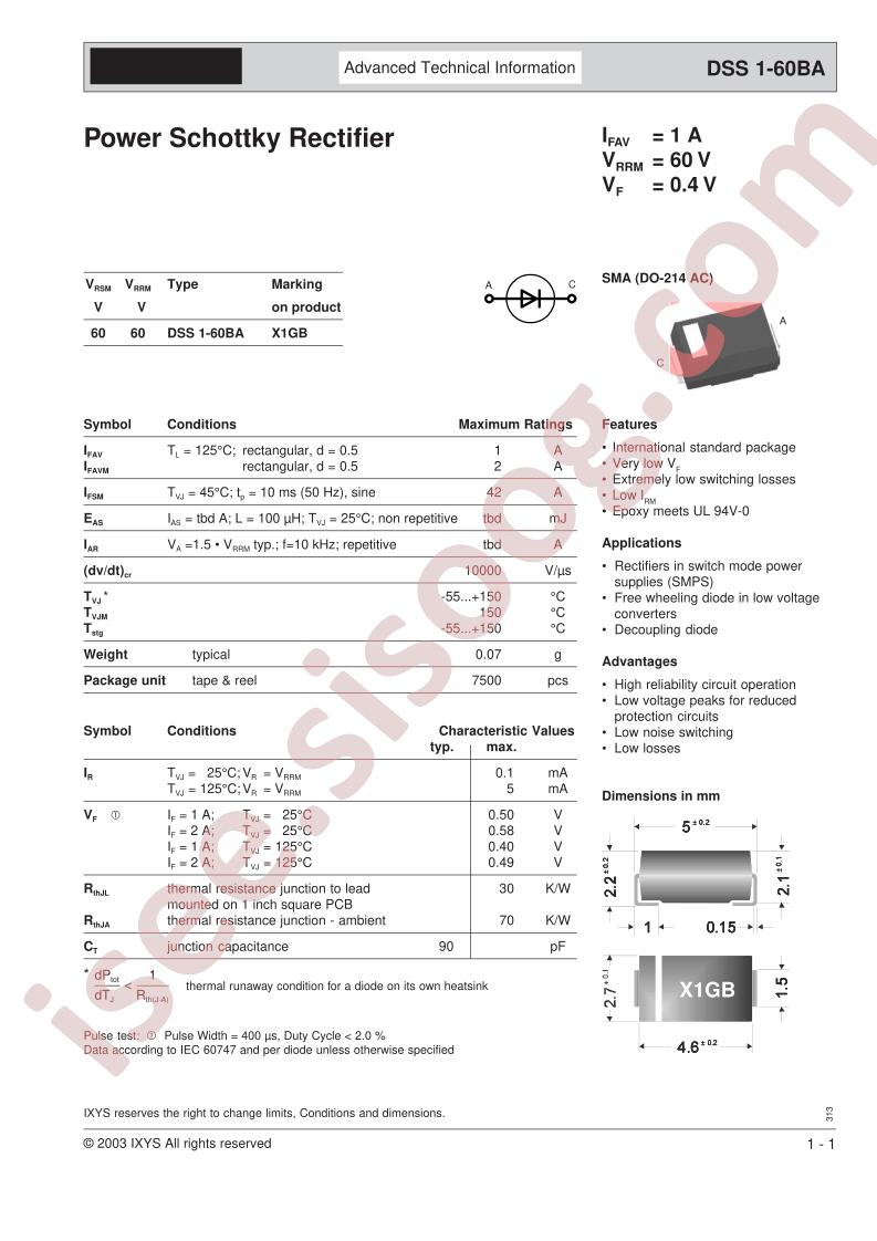 DSS1-60BA