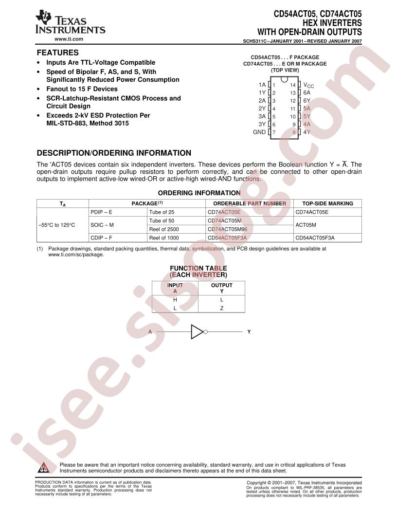 CD54,74ACT05