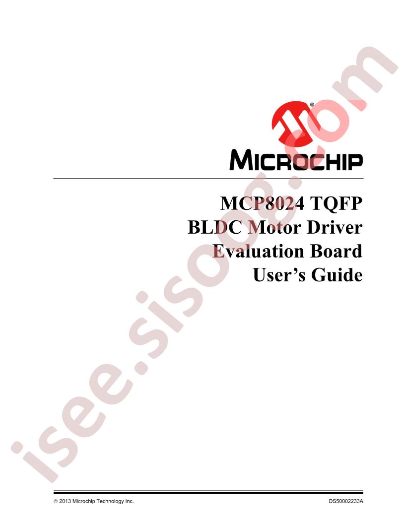MCP8024 Eval Brd Guide
