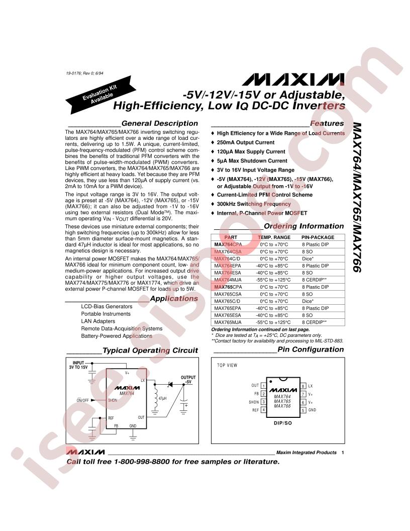 MAX764-66