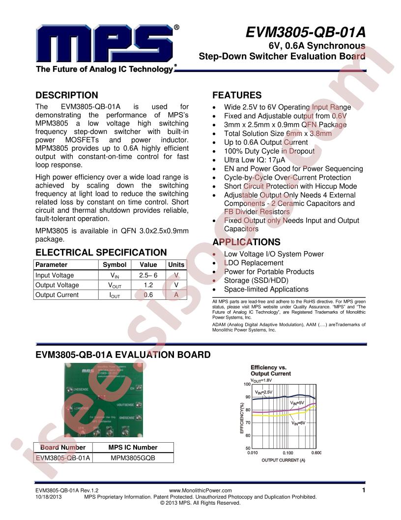 EVM3805-QB-01A