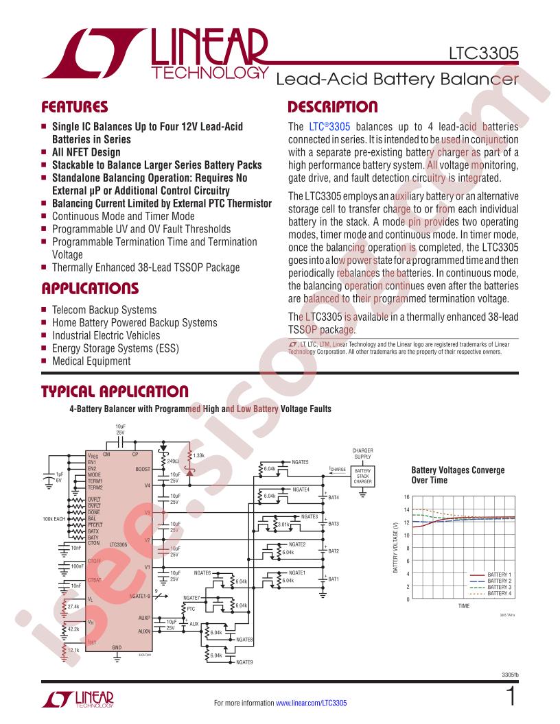 LTC3305 Datasheet