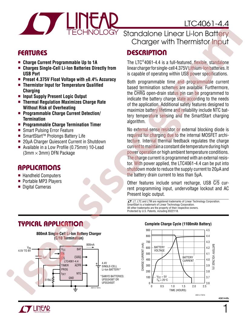 LTC4061-4.4