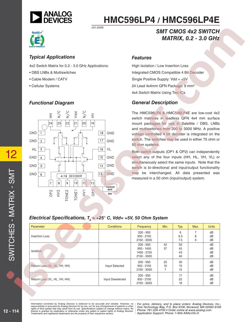 HMC596LP4(E)