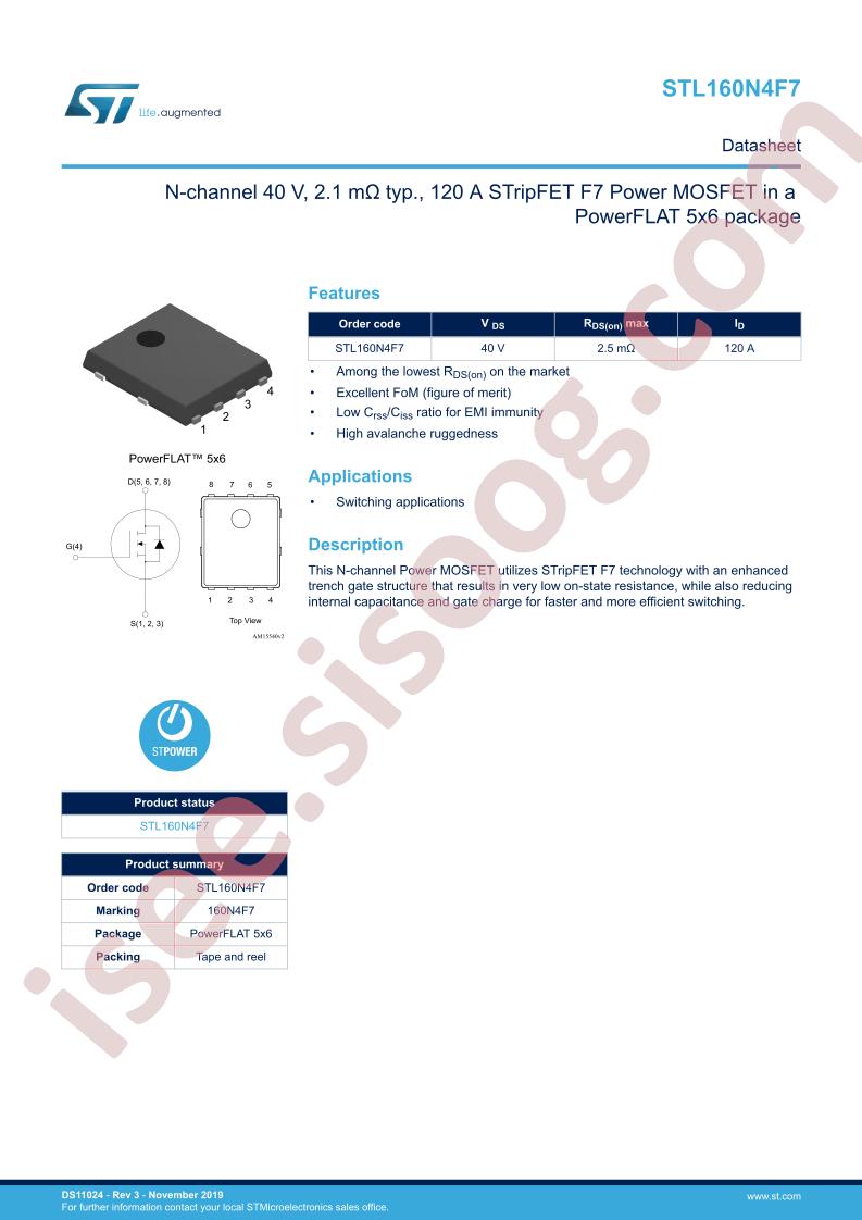 STL160N4F7