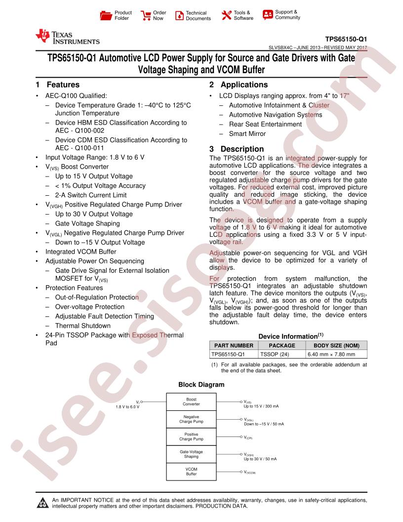 TPS65150-Q1