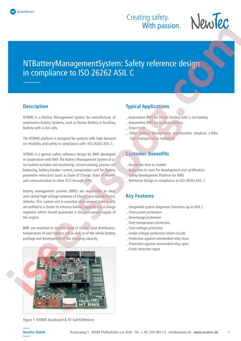 NewTec Datasheet