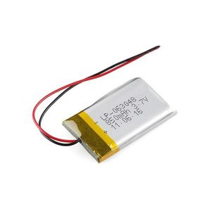 باتری 800mAh لیتیوم پلیمر Li-Po 3.7V تک سل 27x28mm