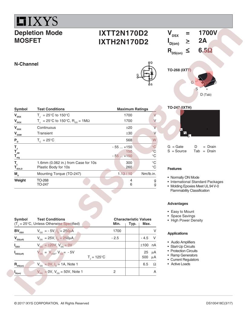 IXT(T,H)2N170D2