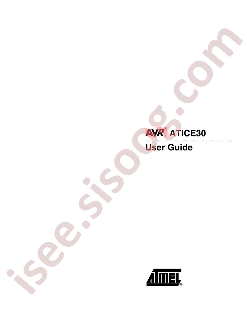ATICE30 User Guide