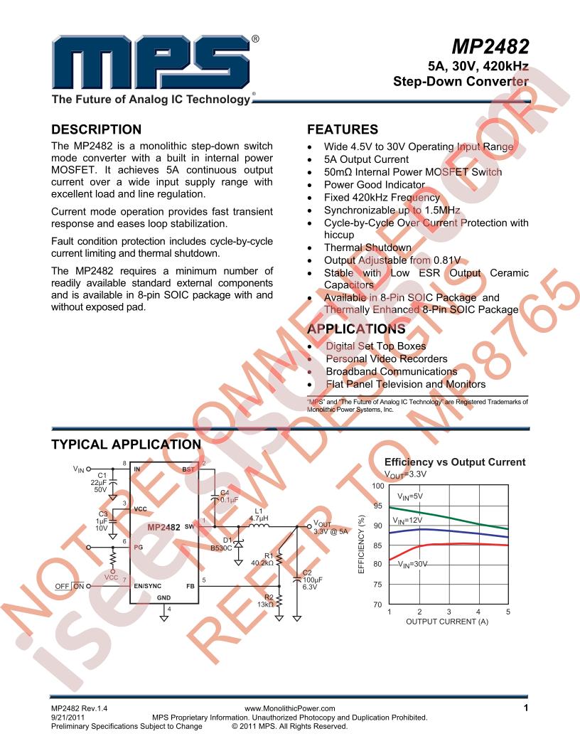 MP2482 Datasheet