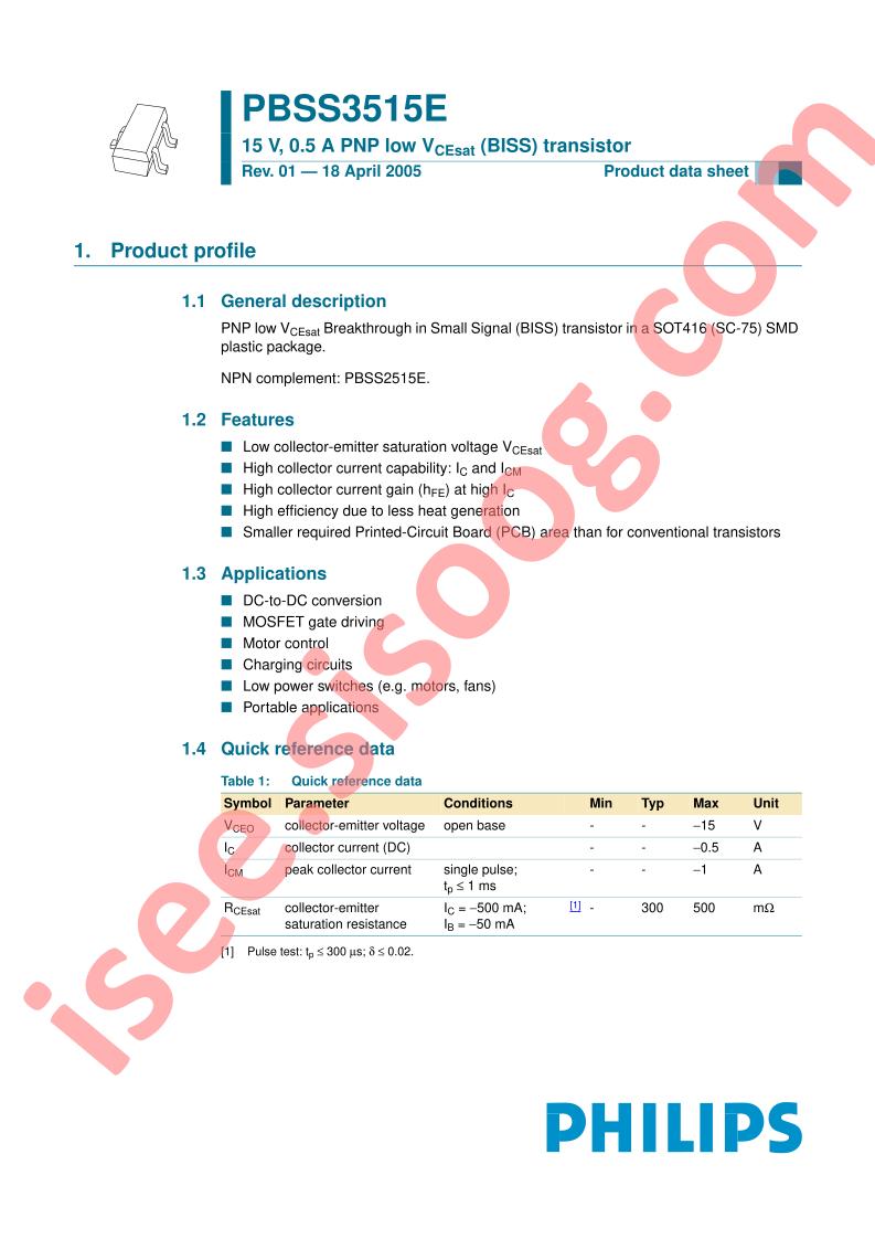 PBSS3515E