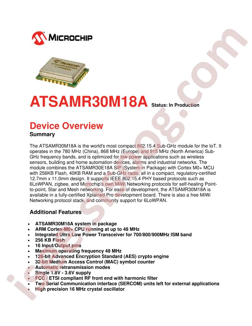 ATSAMR30M18A~