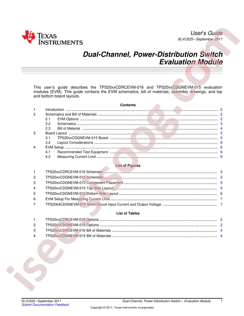 Dual-Channel Pwr-Dist User Guide