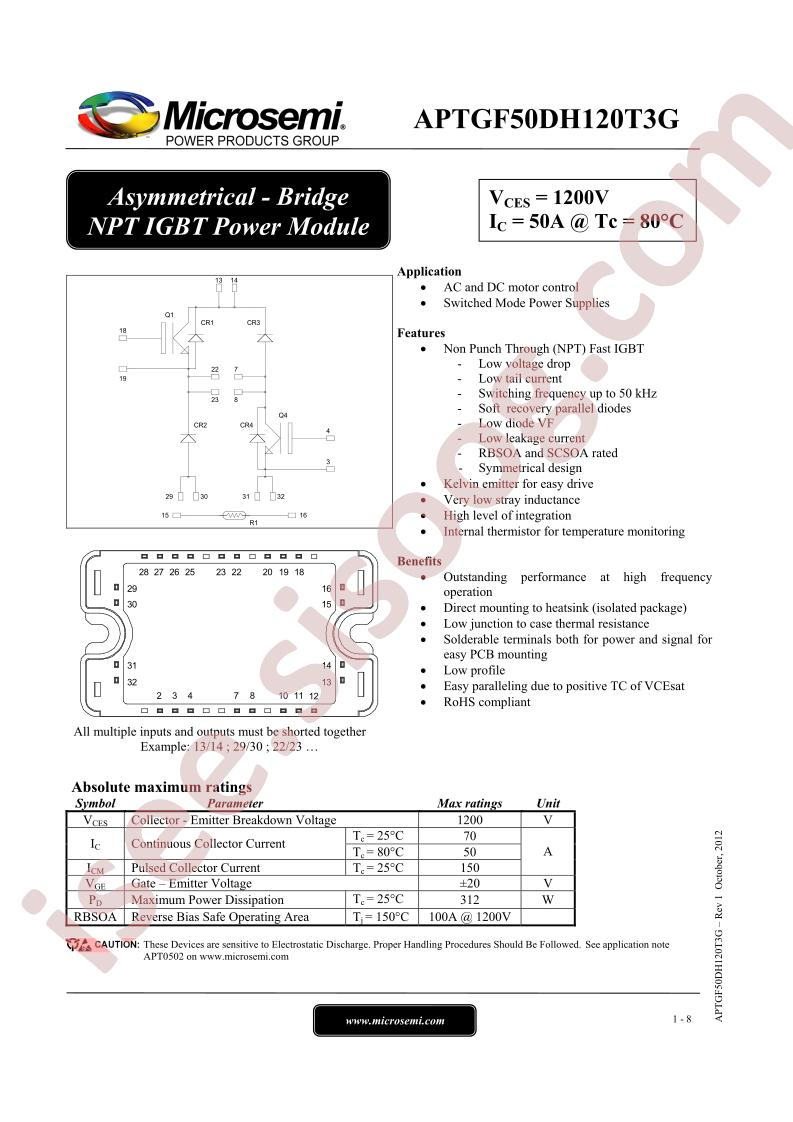 APTGF50DH120T3G