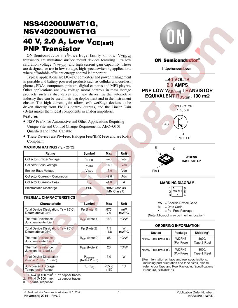 NSS40200UW6T1G