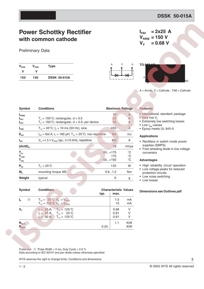 DSSK50-015A