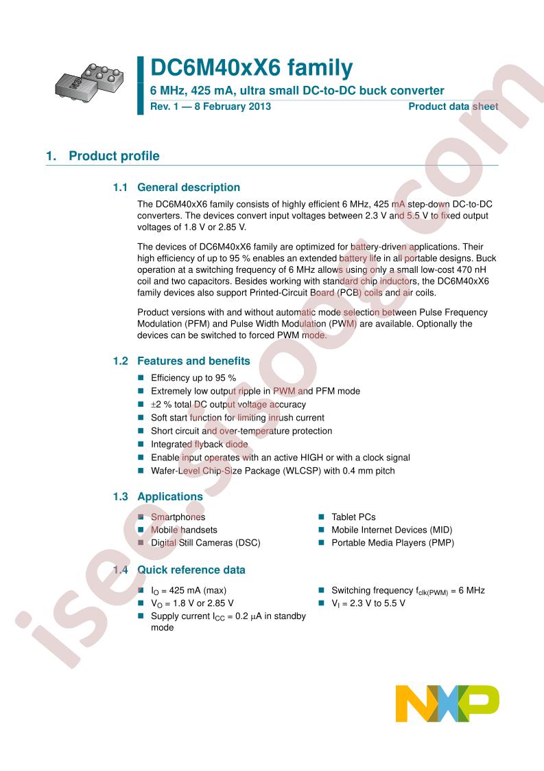 DC6M40yX6 Datasheet